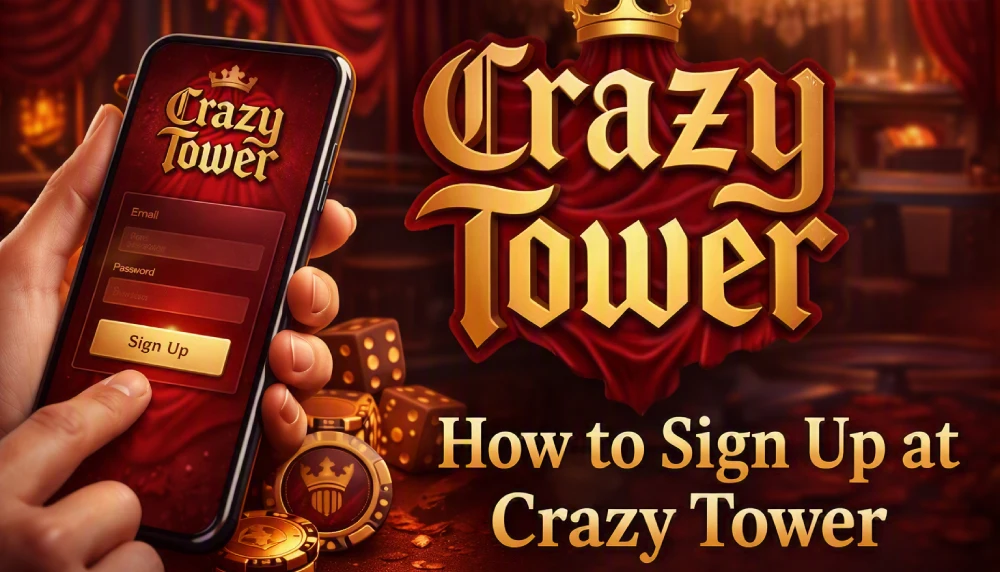 How to Sign Up at Crazy Tower